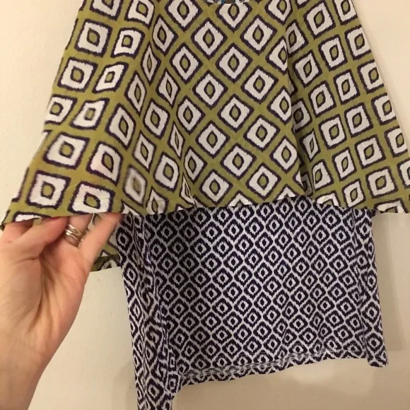 Anthropologie | Meadow Rue Geometric 2 Layer Tank - Picture 5 of 8